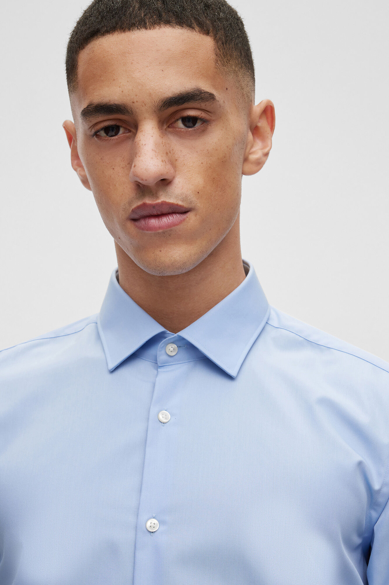 Camisa social - azul índigo
