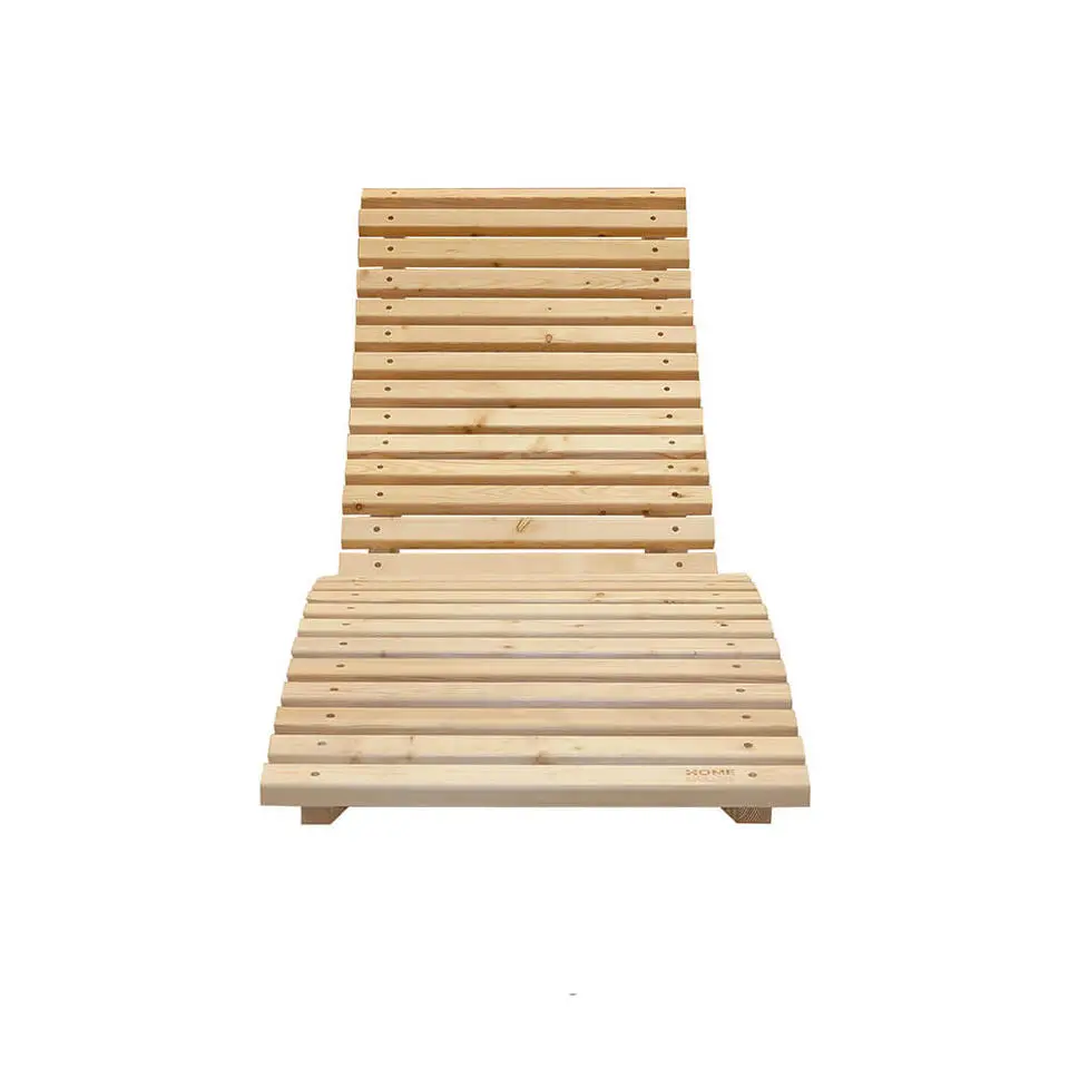 HOME DELUXE Wave houten ligstoel WOLGA - 60 cm