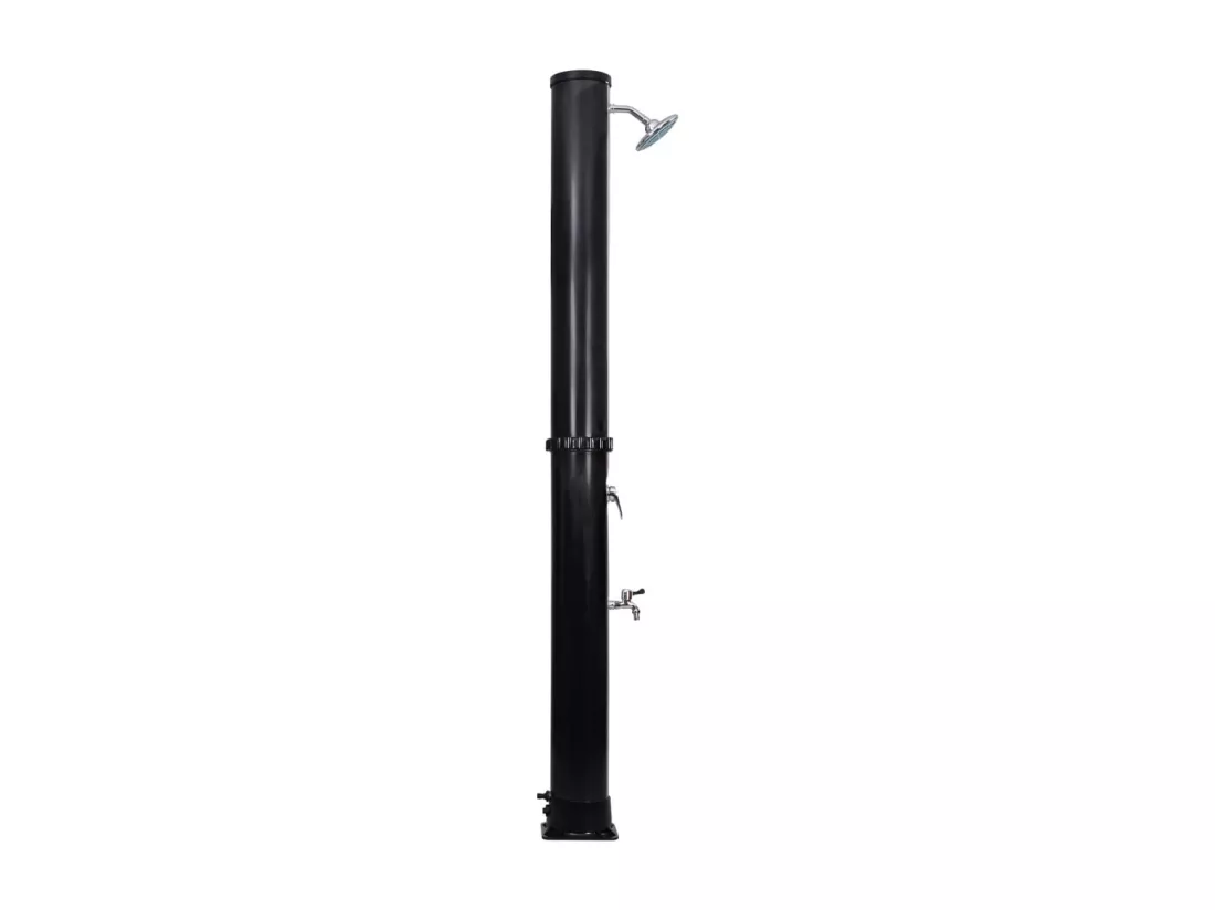 Prolenta Premium - Douche solaire d'extérieur avec pomme de douche et robinet 40 L
