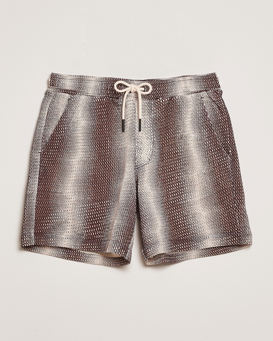 OAS Cotton Net Shorts Merlot Echo