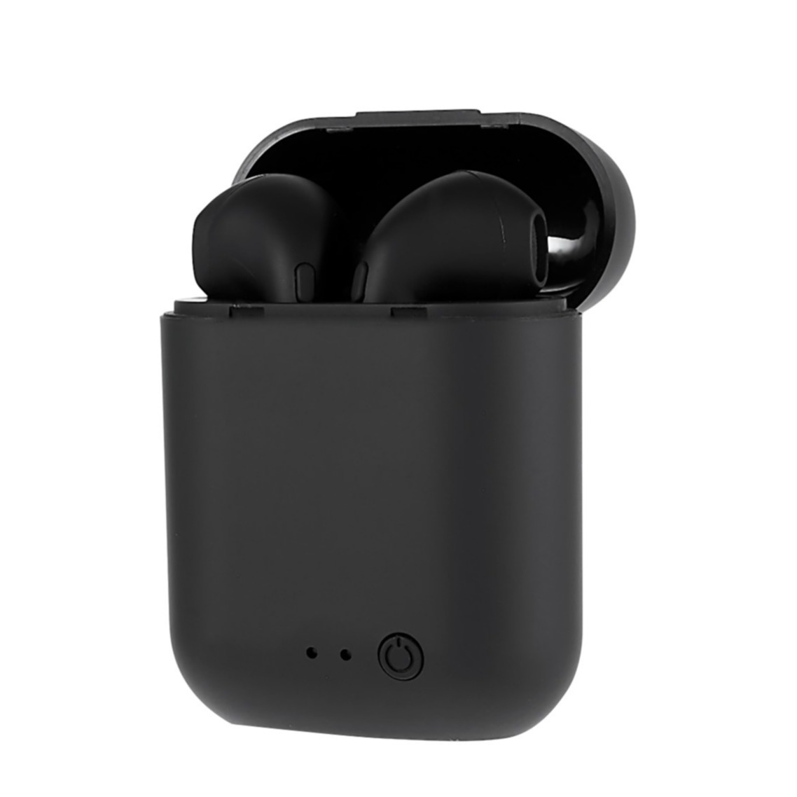 Kabellose TWS Bluetooth 5.0 In-Ear Kopfhörer True Wireless Headset mit Ladecase (300mAh) - Schwarz