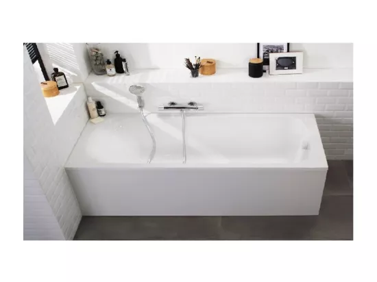 Baignoire droite 170 X 75 JACOB DELAFON Brive en acrylique renforcé + nettoyant