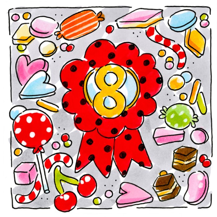 Blond Amsterdam | Verjaardagskaart | 8 jaar