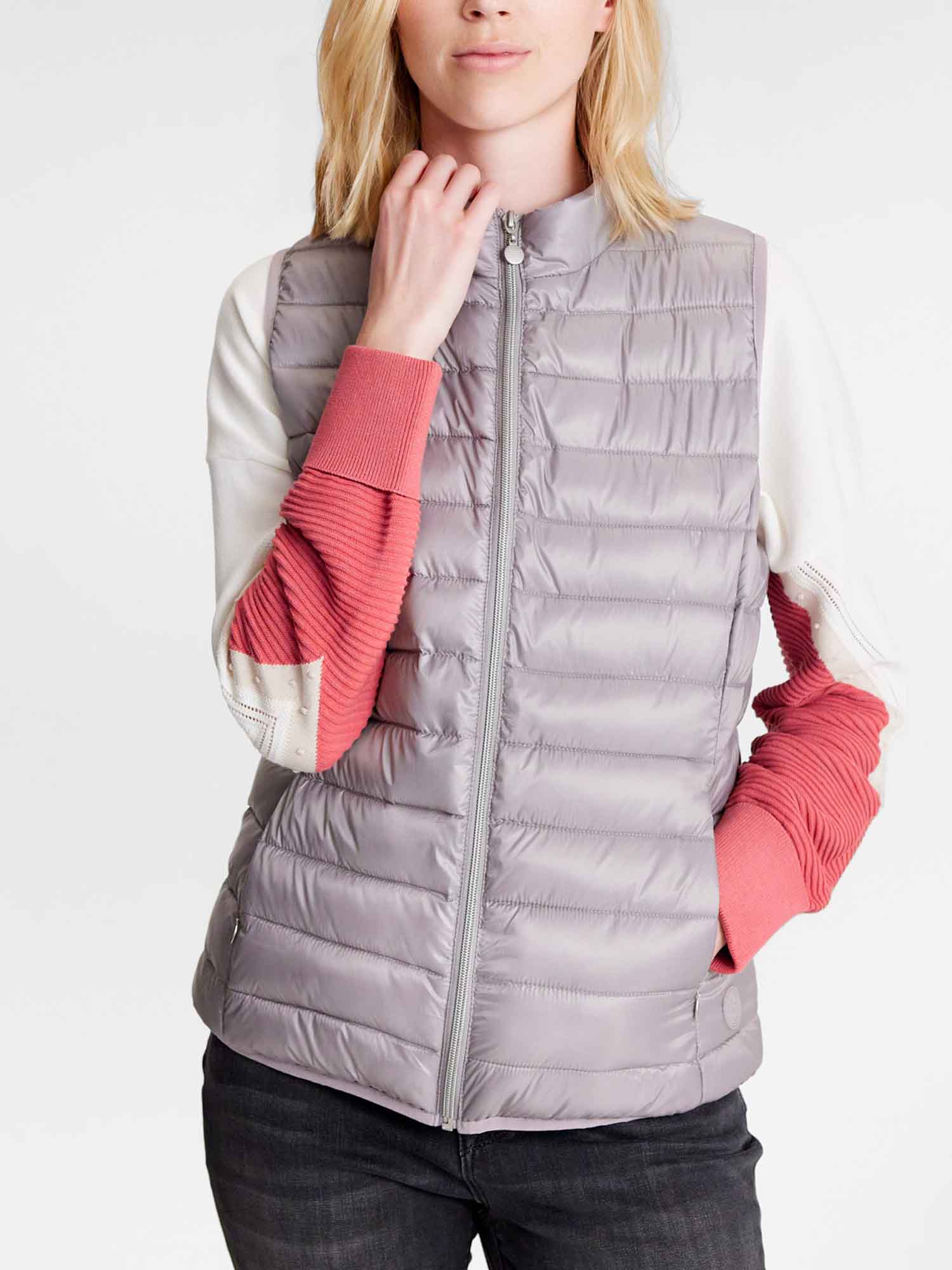 Doudoune Sans Manches Femme Eco-Conçue Rose