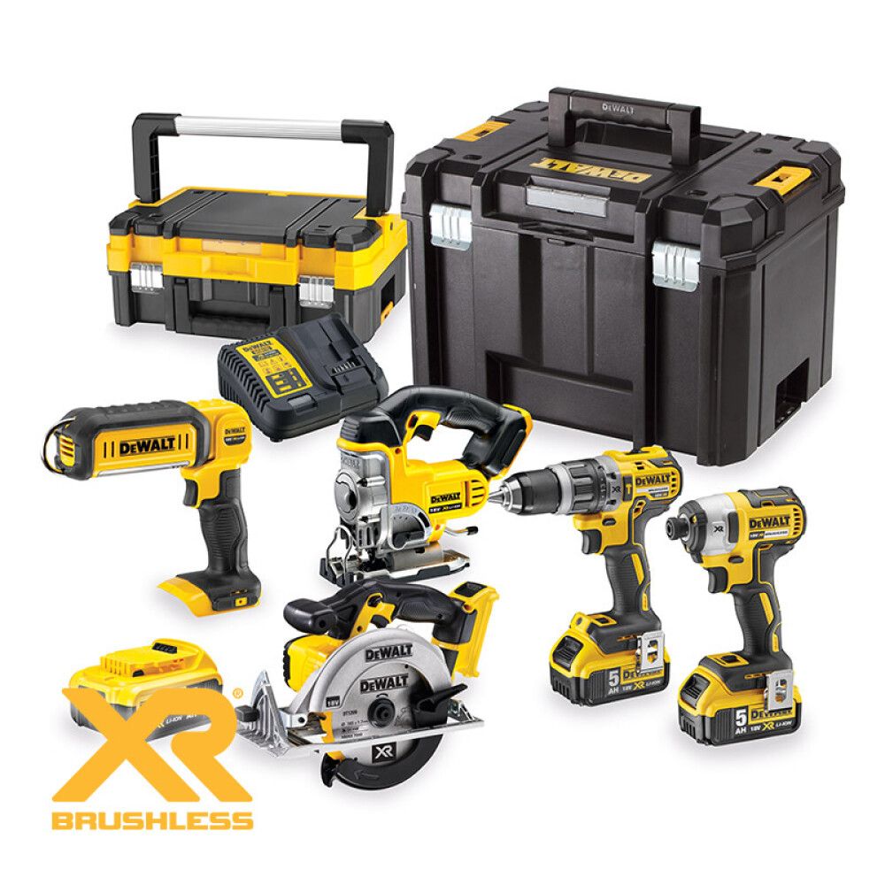 VERKTØYPAKKE DEWALT DCK551P3T-QW 18V 3X5,0AH