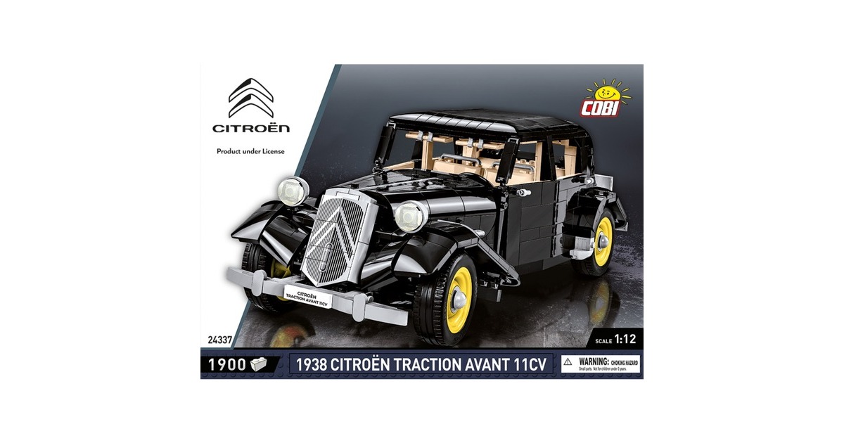 COBICitroen Traction Avant 11CV 1938 Constructiespeelgoed  (Schaal 1:12)
