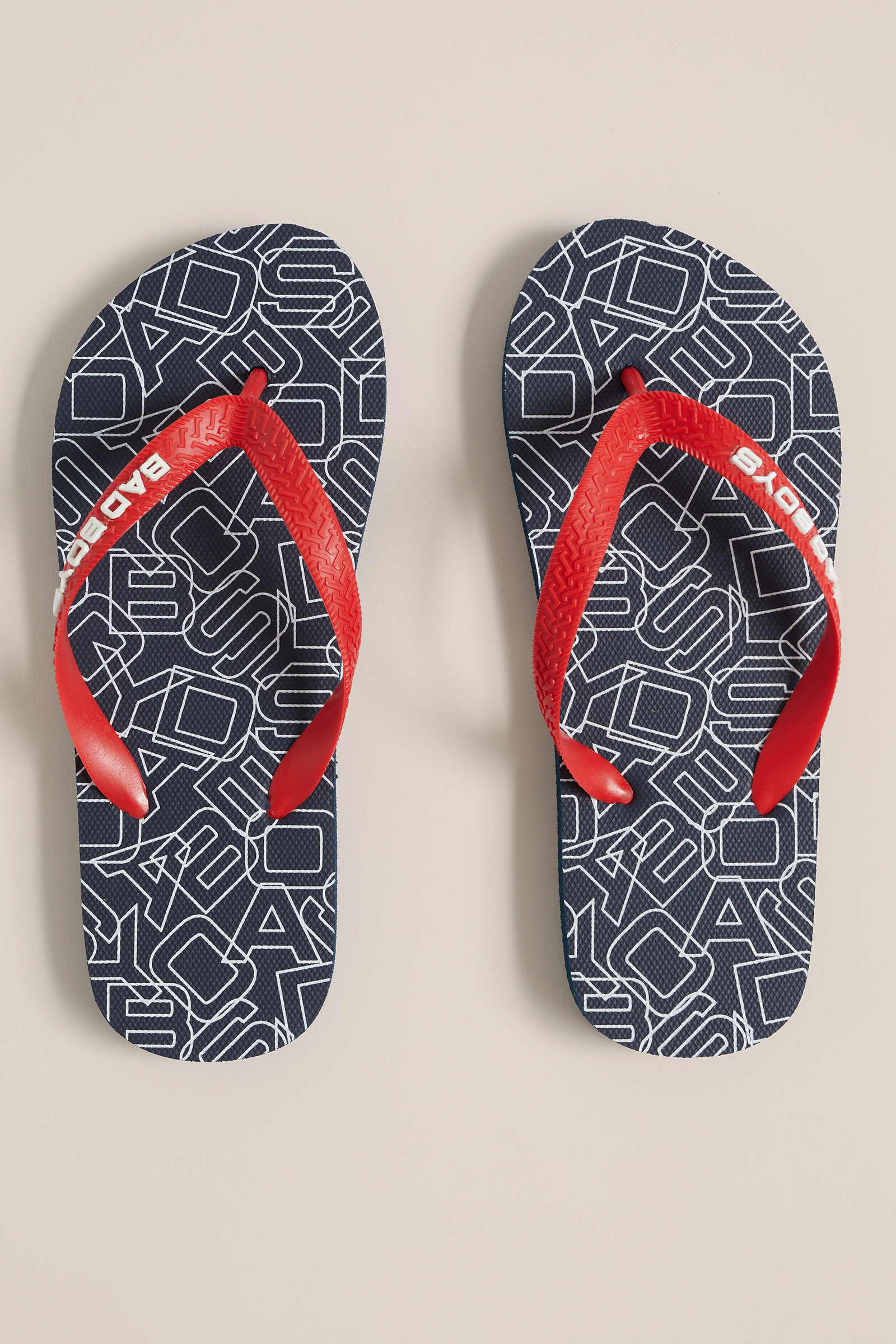 Jongens teenslippers met dessin WE Fashion Marineblauw