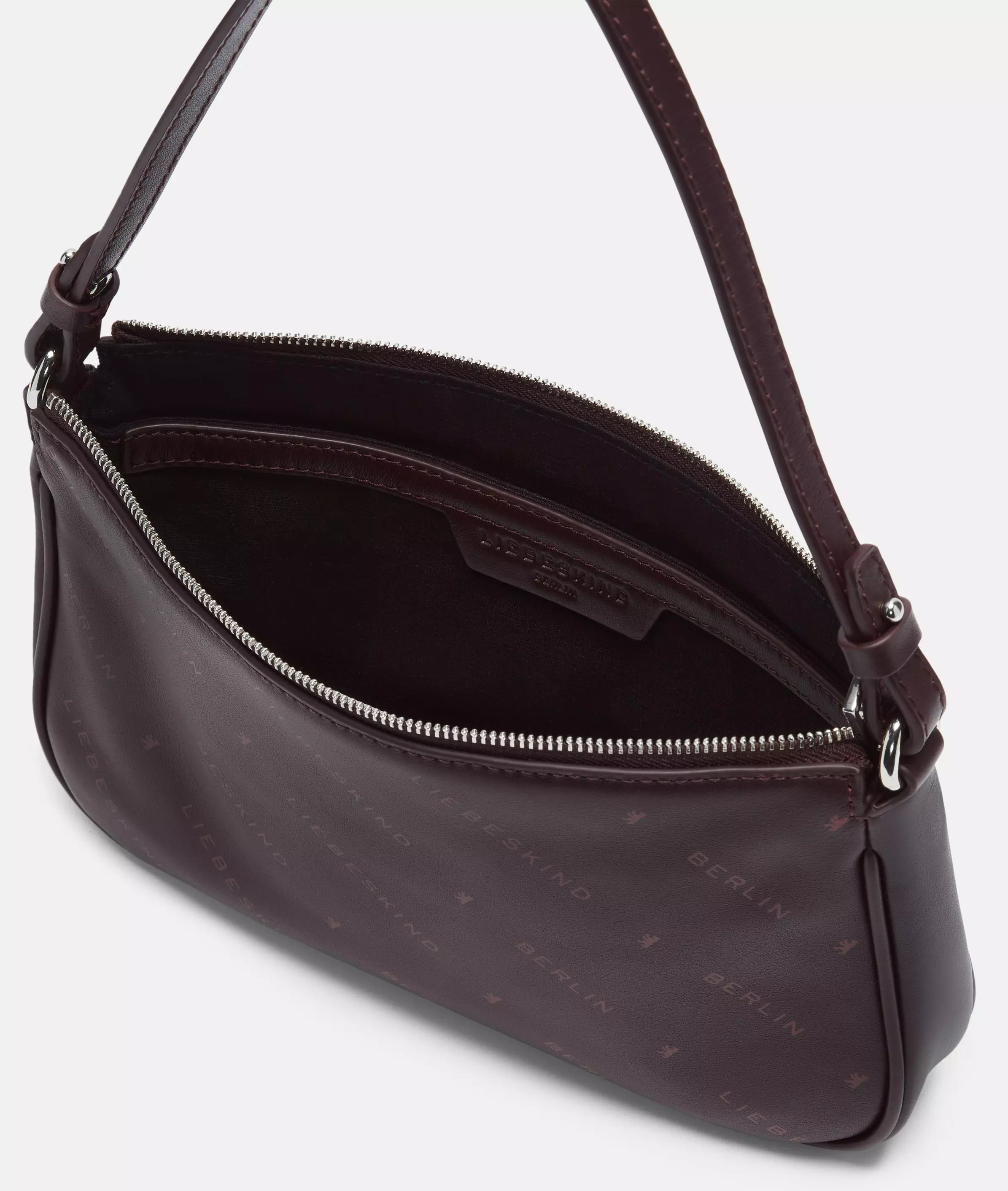 Monogram Crossbody S Nappa leather shoulder bag with Liebeskind Berlin lettering