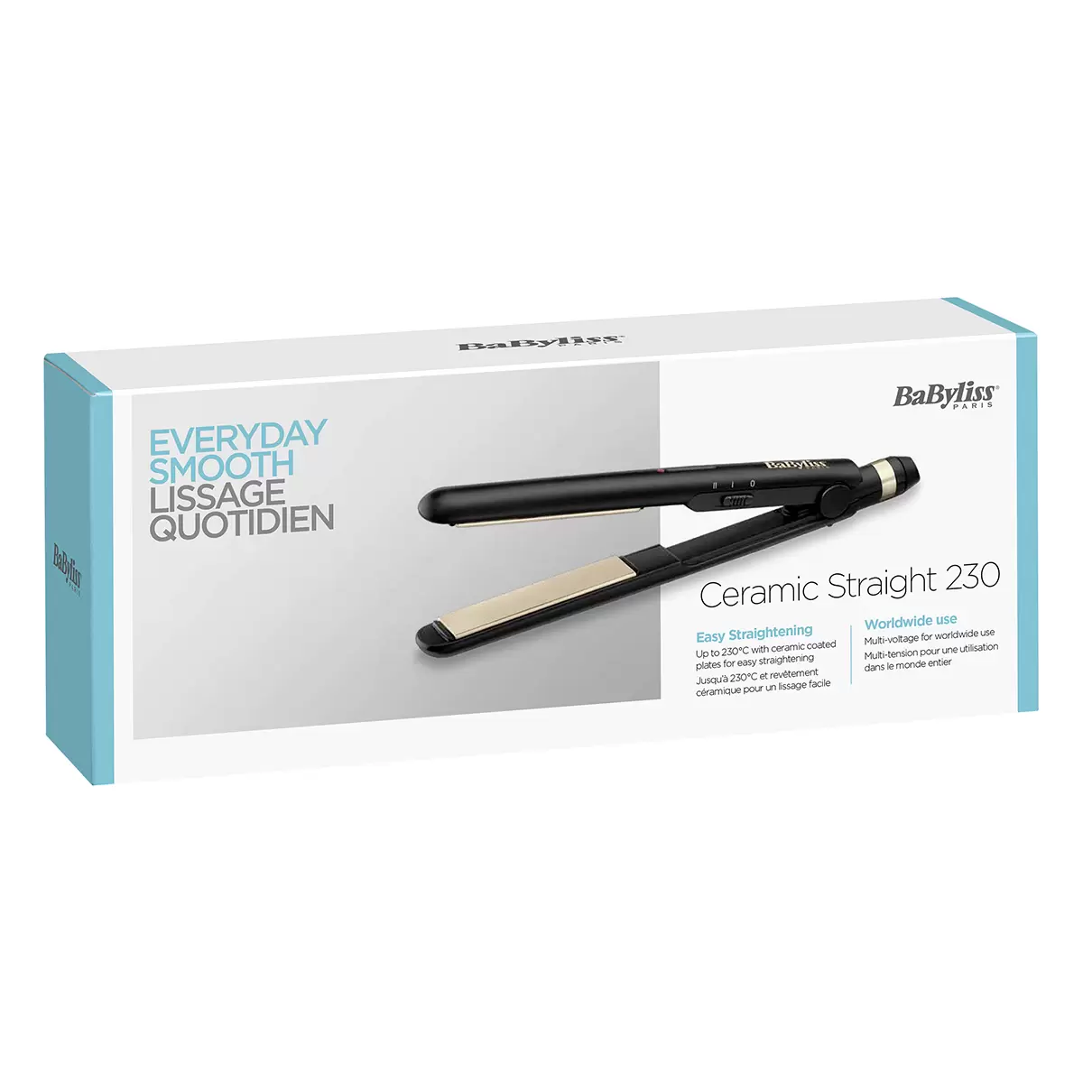 Haarglätter Babyliss Ceramic 230 Schwarz