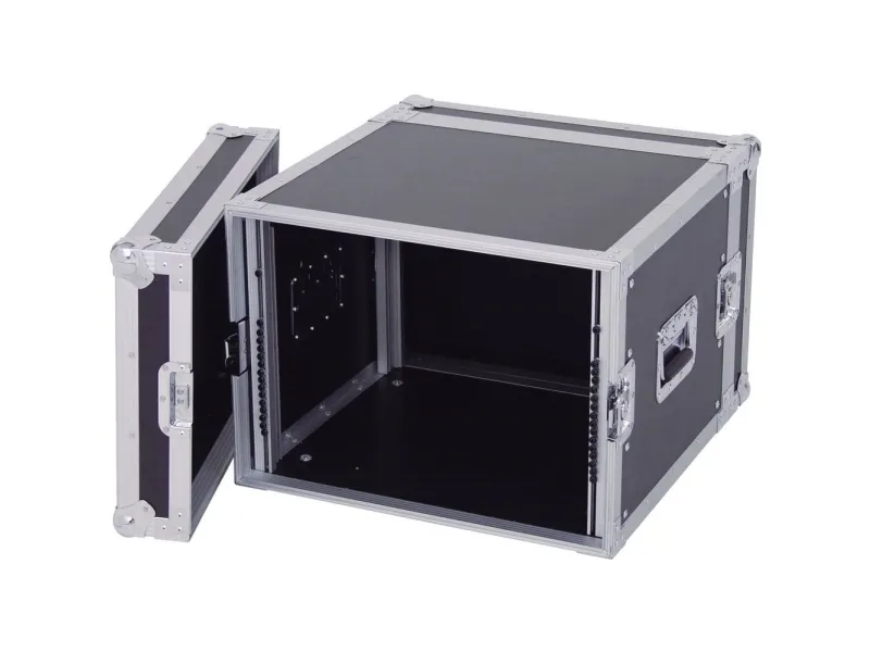 Roadinger 30109788 19 tommers rack 8 U Træ inkl. greb