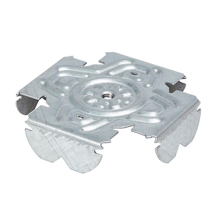 20 Connecteurs suspente croix acier 8 x 8 x 1.8 cm