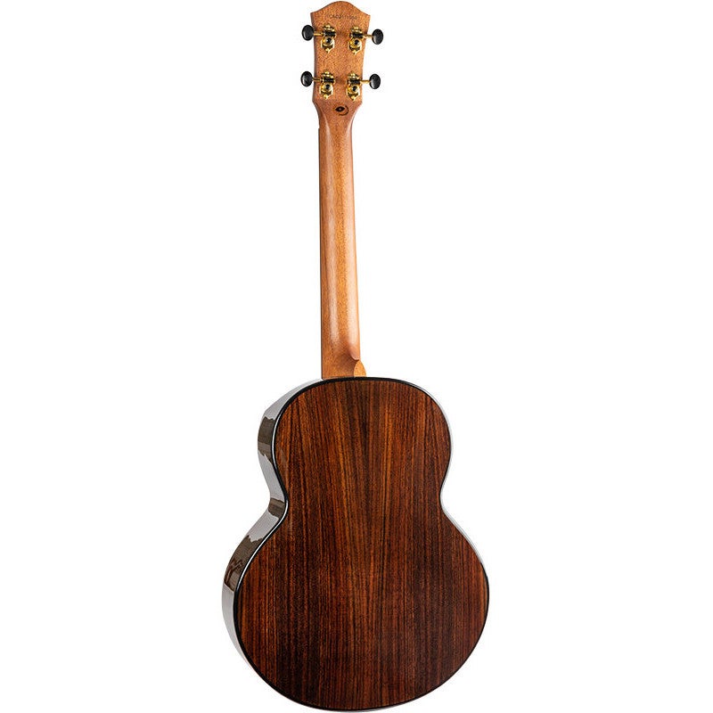 Flight Princess Series Aurora Baritone Natural elektrisch-akoestische solid top bariton ukelele met gigbag