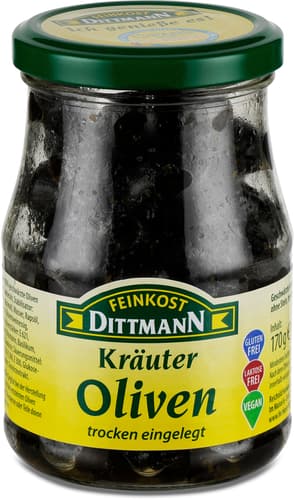 Feinkost Dittmann Kräuter Oliven ohne Stein
