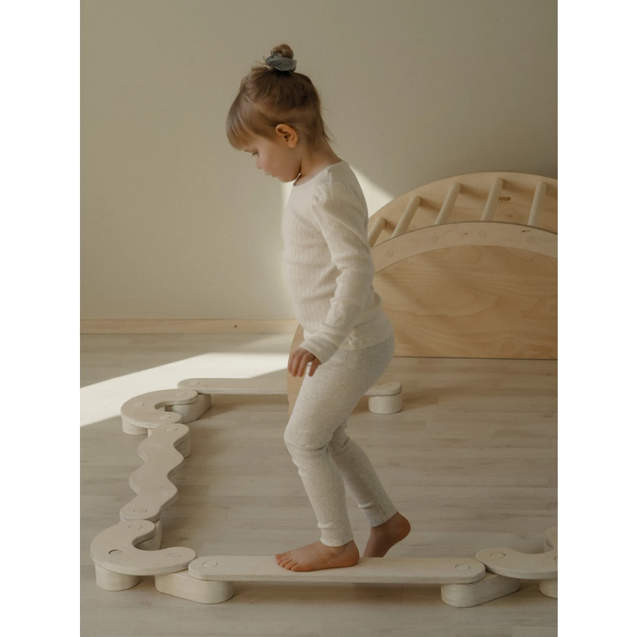 Fitwood POLKU Balancierbalken L - Birke