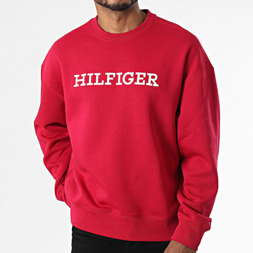 Sweat Crewneck Monotype Embroidery 2726 Bordeaux
