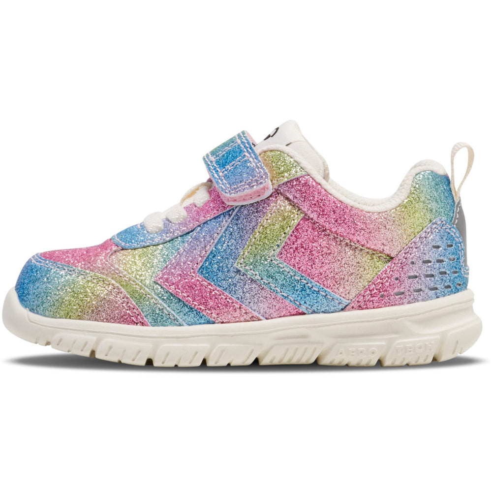 Køb Hummel White/Multicolor Crosslite Glitter Infant Sneakers