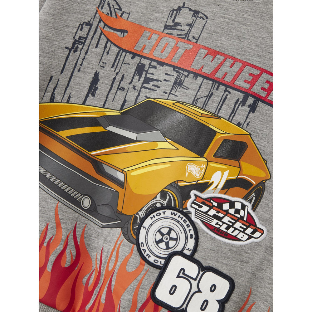 Køb Name It Grey Melange Nmmjaki Hotwheels Nreg Sweat Unb Sky