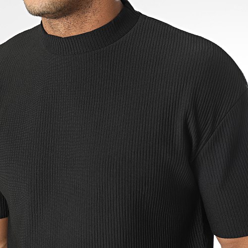 Ensemble Tee Shirt Et Pantalon Jogging Noir