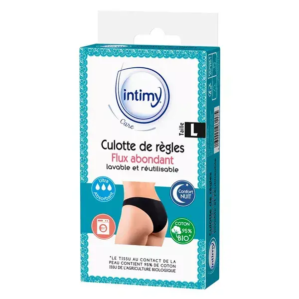Calcinha menstrual Intimy para fluxo intenso, tamanho G, 1 unidade