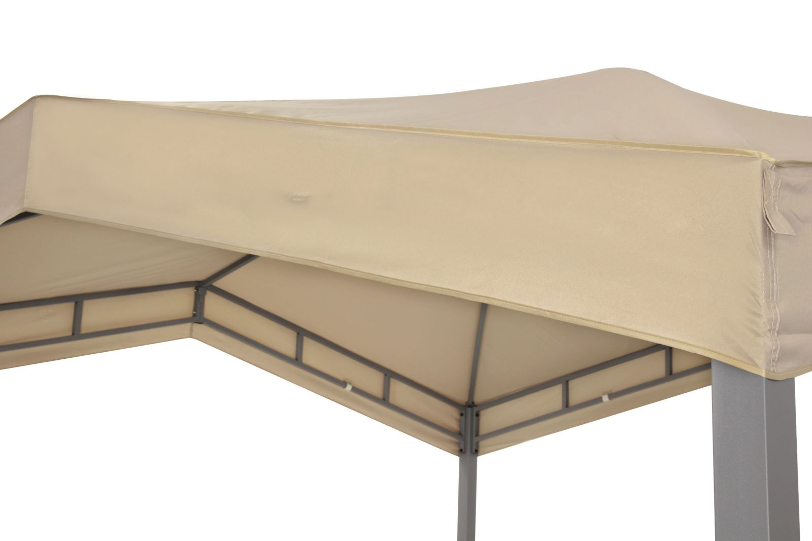 TEPRO Pavillon MARABO - taupe-anthrazit - 305x305 cm