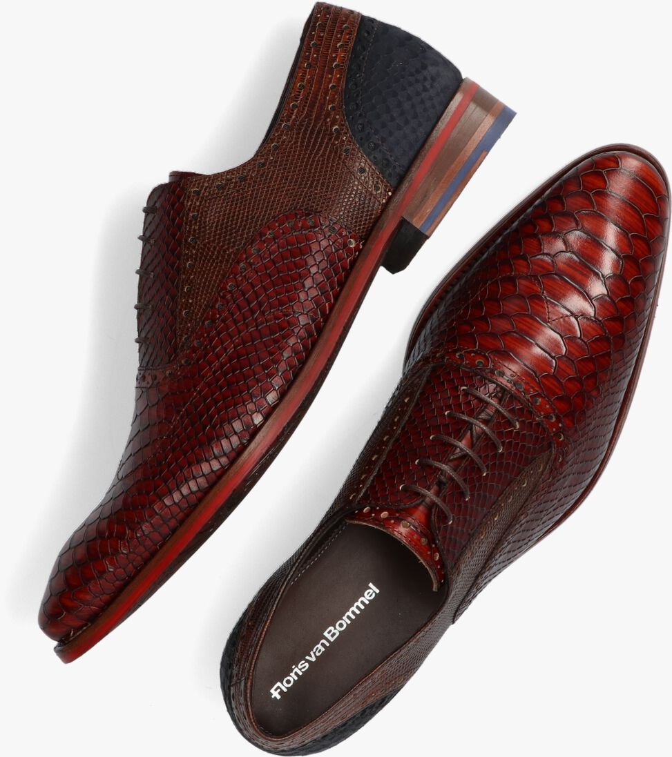 FLORIS VAN BOMMEL cognac floris van bommel nette schoenen sfm-30238
