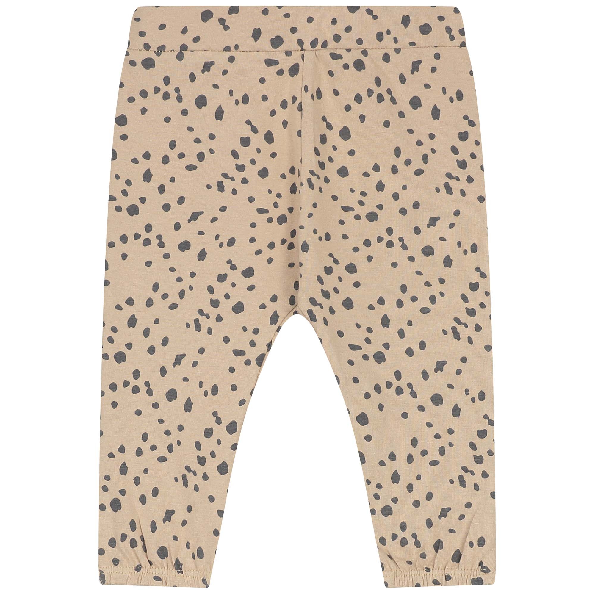 Prénatal newborn broek  panterprint beige