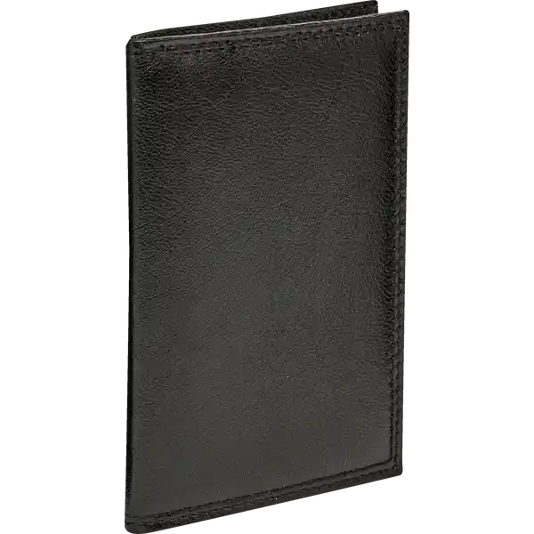 Leder-Ausweis-Etui schwarz