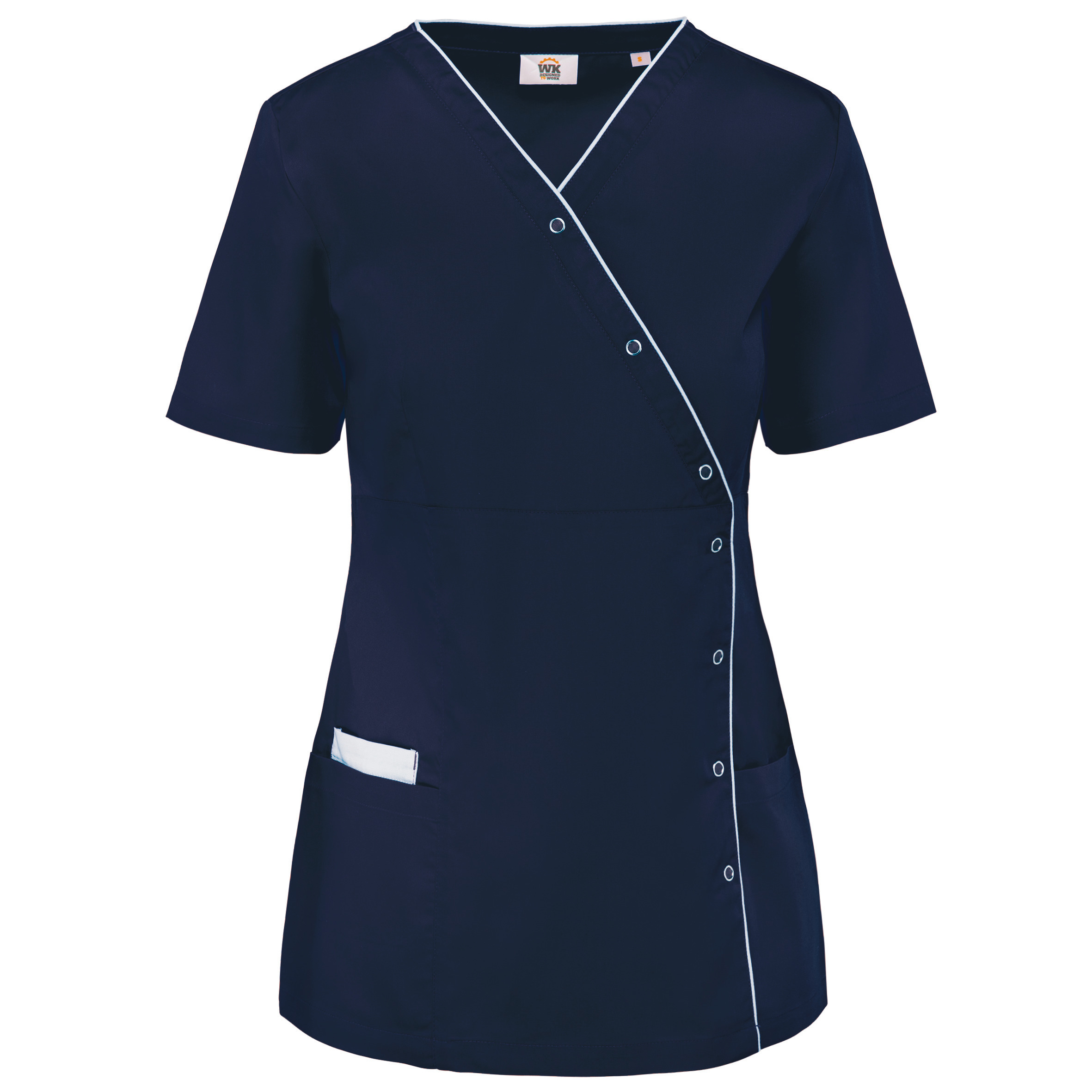 WK. Designed To Work WK506 - Blouse polycoton avec boutons-pression femme