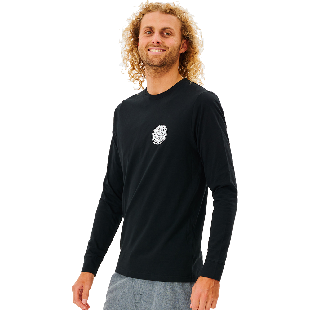 Rip Curl Icons Of Surf UV-Shirt Herren schwarz
