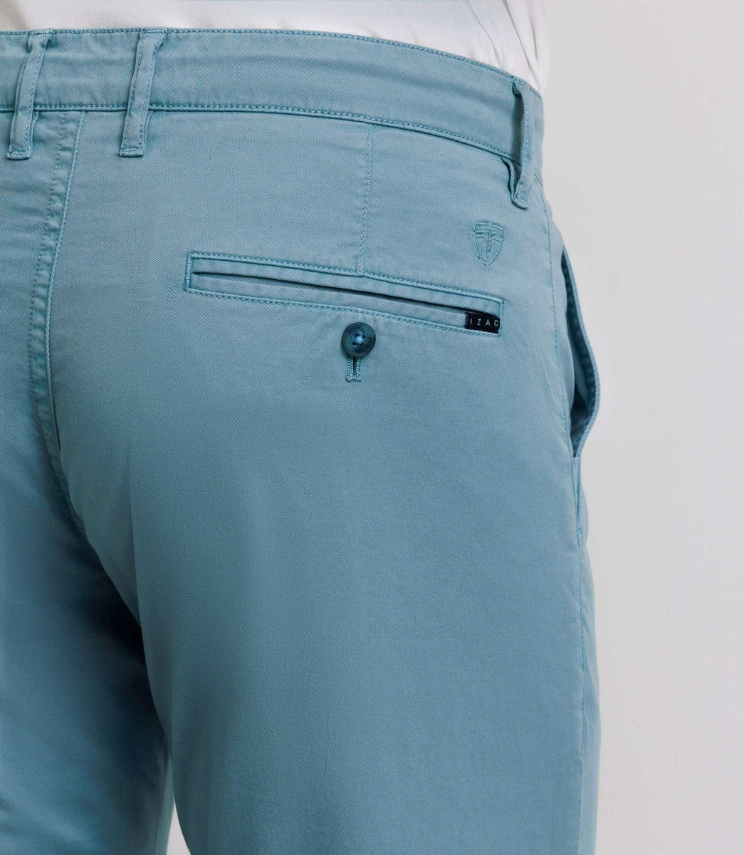 Pantalon casual stretch indigo clair