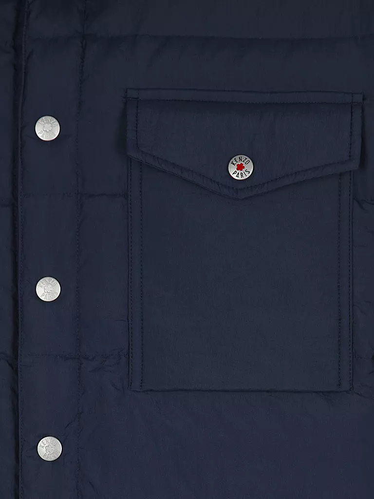 KENZO Steppjacke dunkelblau