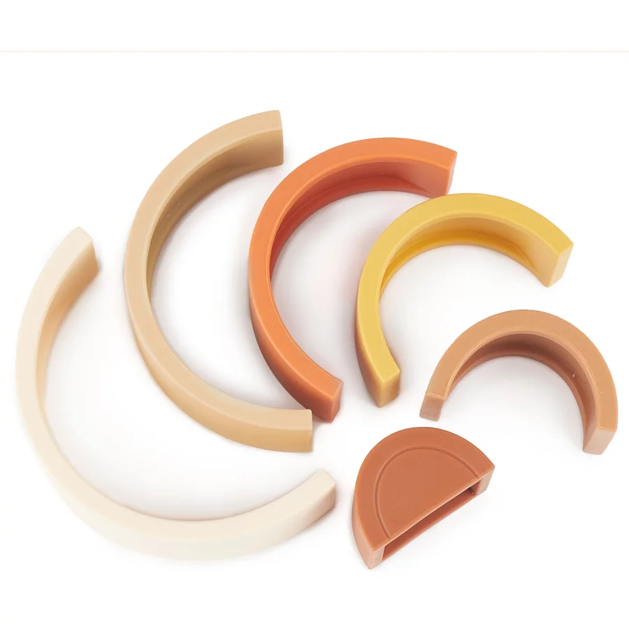 bieco Silikon Regenbogen Chocolate Bliss