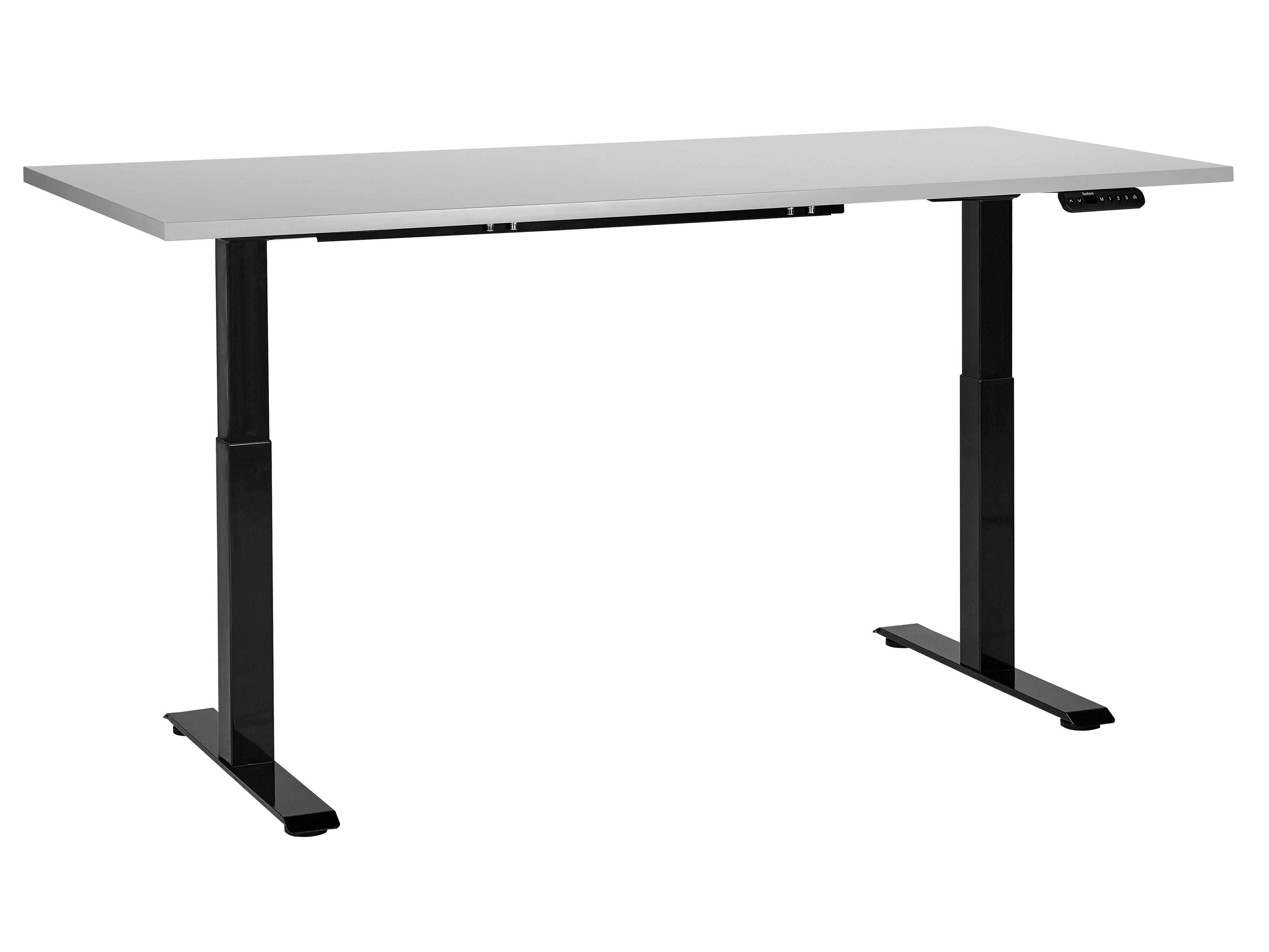 Elektrisch verstelbaar sta-bureau DESTINES Grijs/zwart 180 cm 80 cm