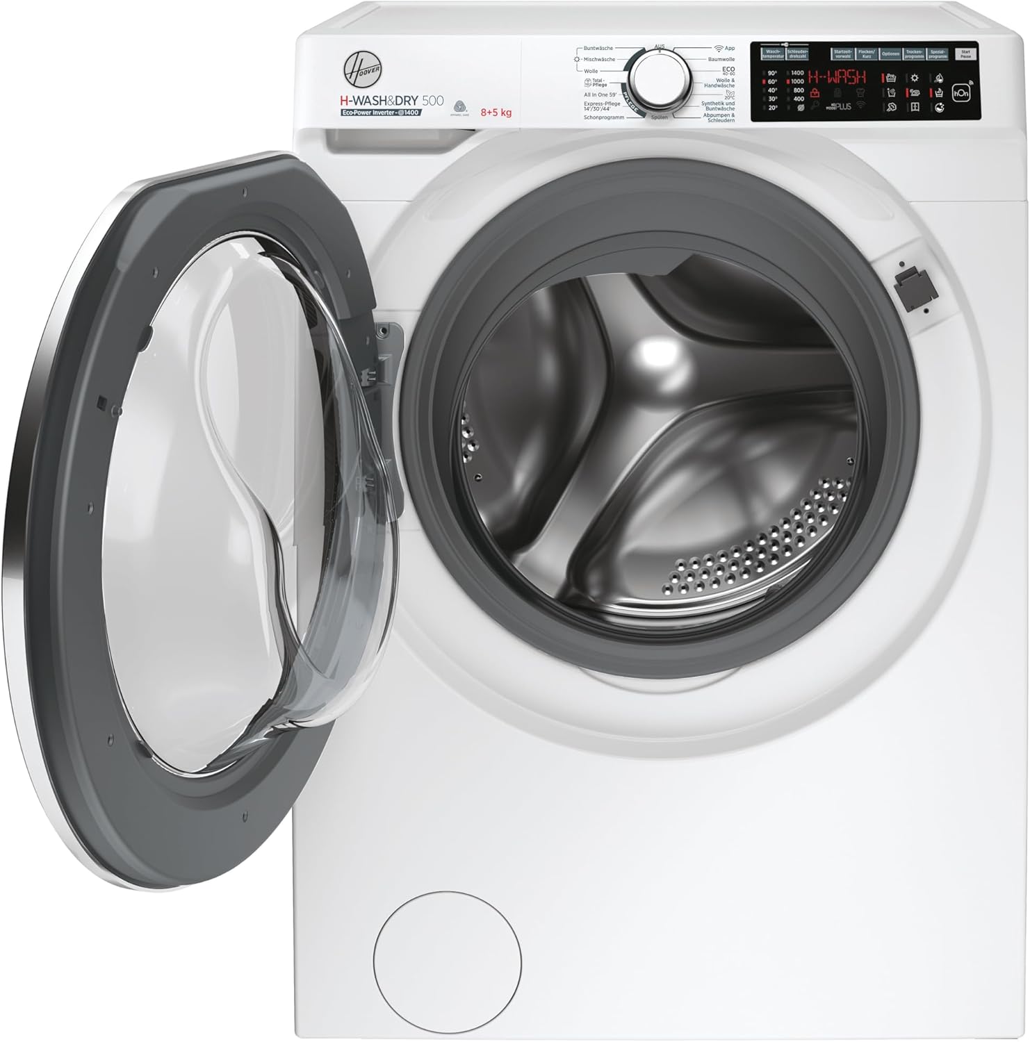 Hoover H-WASH&DRY 500 HDQ 485AMC-84 Waschtrockner / 8 kg Waschen, 5 kg Trocknen/BPM - Inverter Motor/Power Care System/ActiveSteam/Wi-Fi & Bluetooth