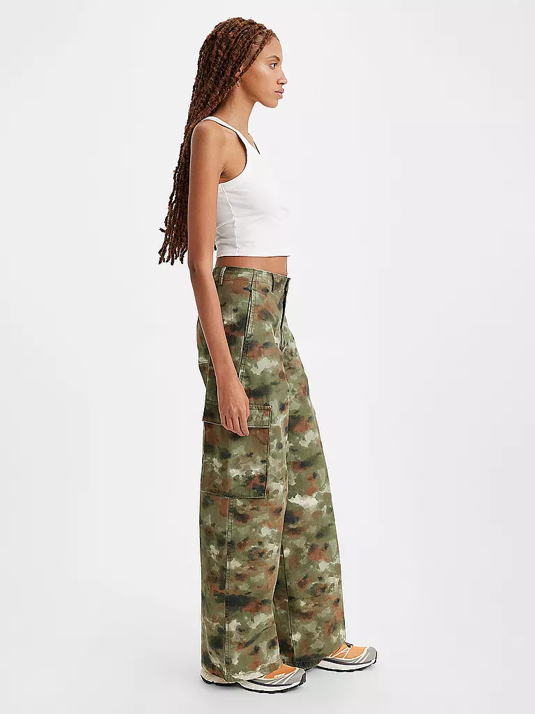 LEVI'S® Cargohose BAGGY olive