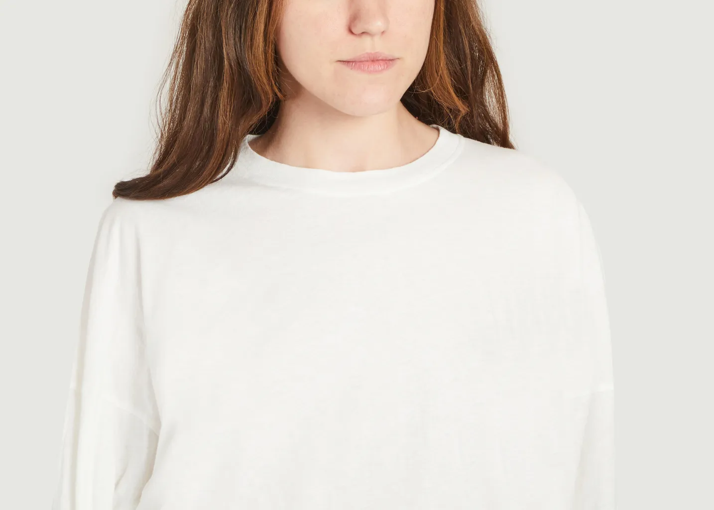 T-shirt manches longues en coton Aksun American Vintage