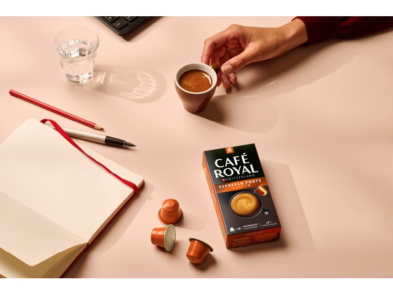 Café Royal Kaffeekapseln für Nespresso Espresso Forte 100 S Kaffeekapseln für Nespresso Maschinen