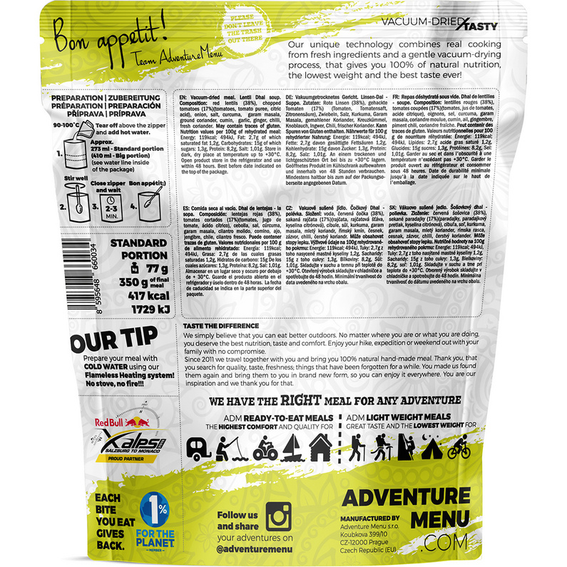 Adventure Menu Linsen-Dal