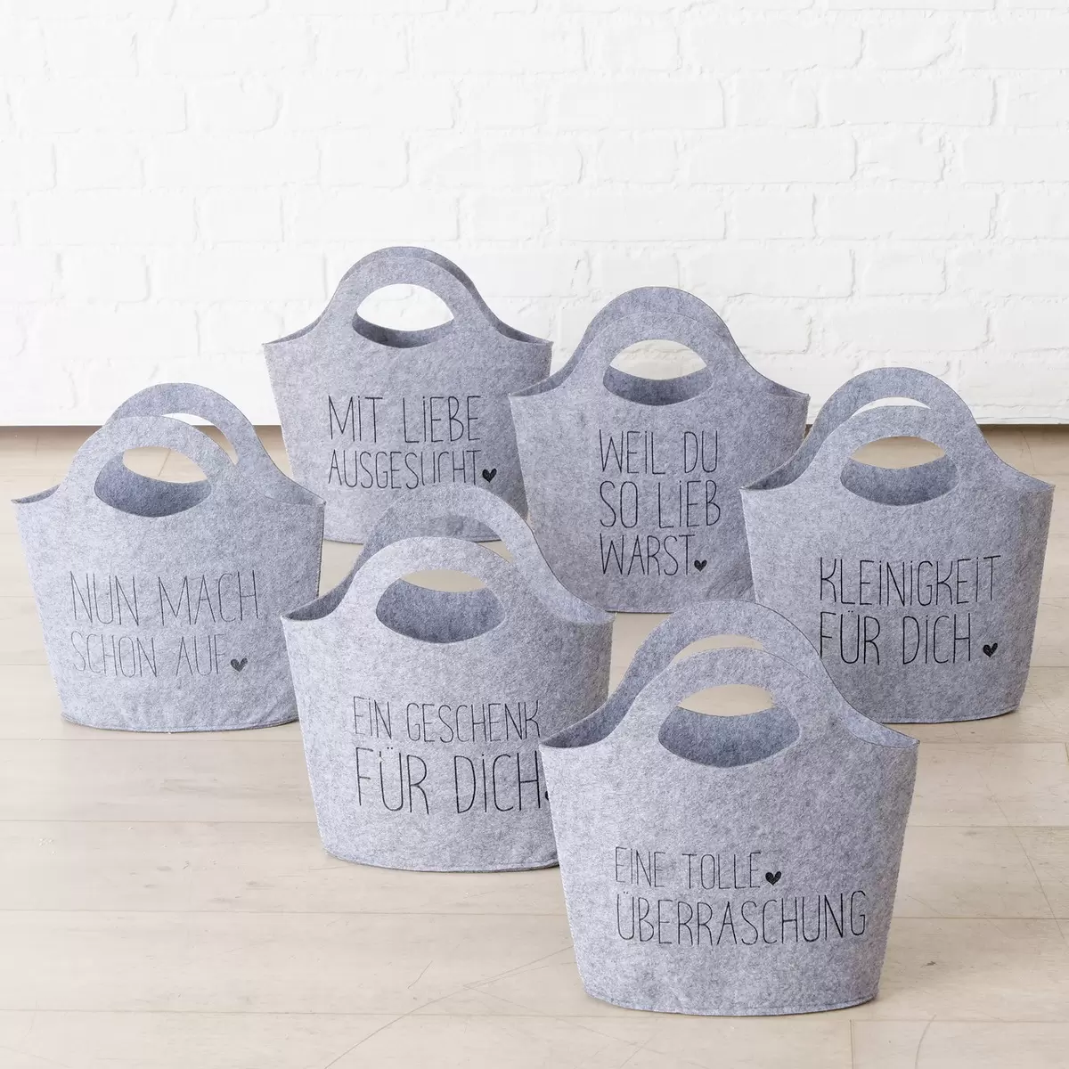 Geschenktüte Anike Grau