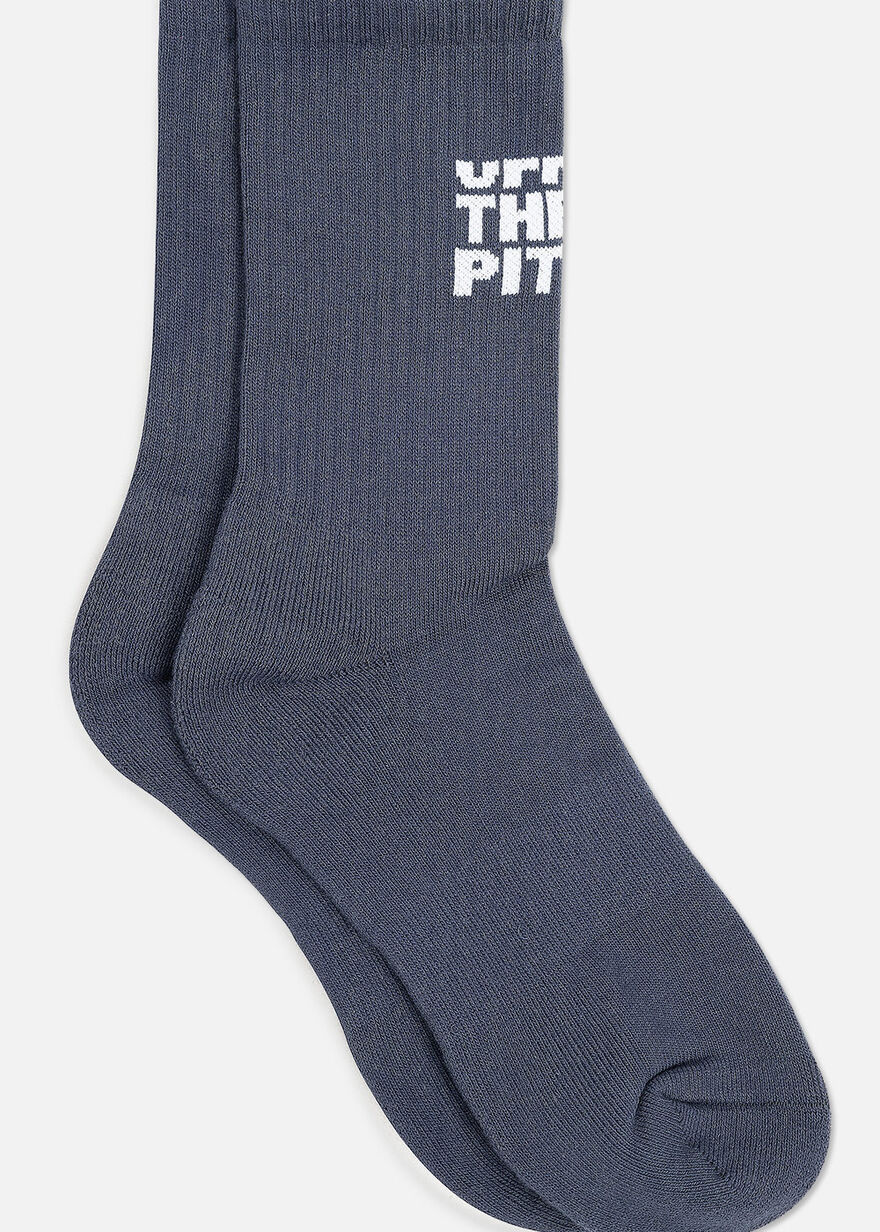 Off The Pitch Logo Sokken Heren Blauw