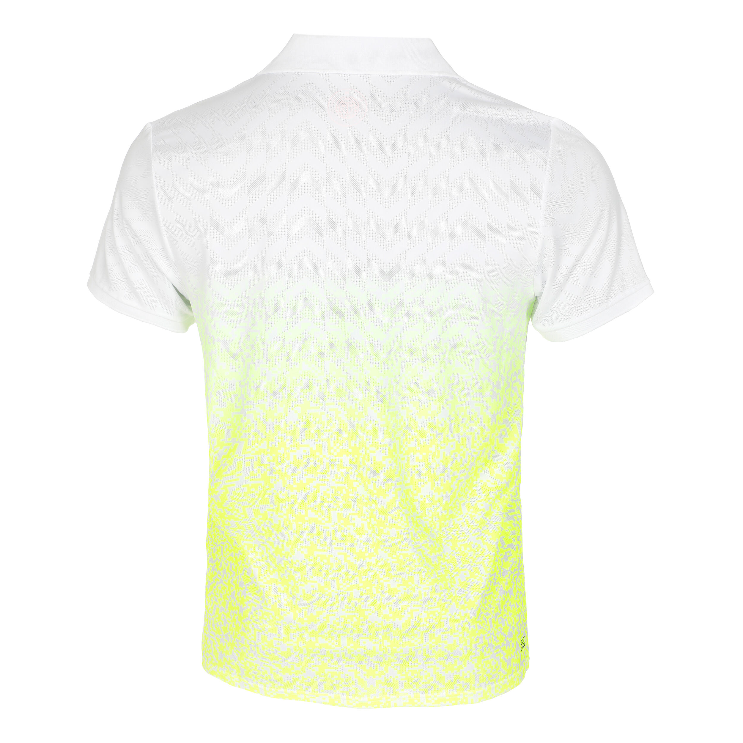 BIDI BADU Tano Tech Polo Edition Spéciale Hommes - Blanc , Jaunes Fluo