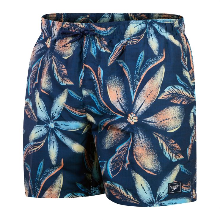 SpeedoDigital bedruckte Freizeit-Schwimmshorts 40 cm - blau