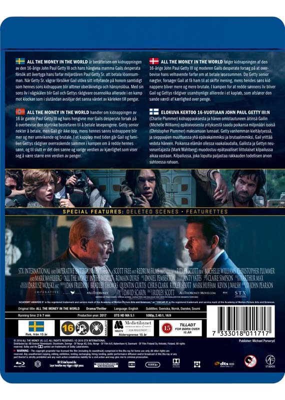All the Money in the World (Blu-Ray)