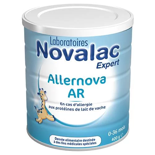 Allernova AR - Lait pour Nourrissons de 0 à 36 Mois Novalac - 400g
