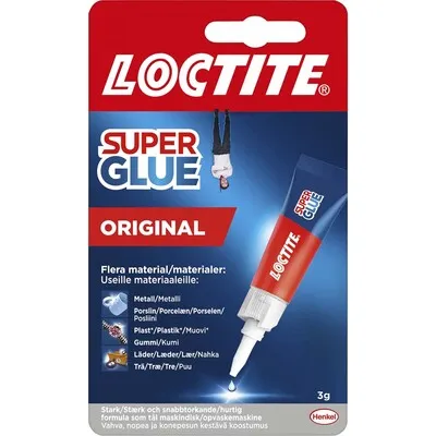 Lim Loctite® Super Glue sekundlim 3g/tube