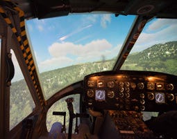 Hubschrauber-Simulator in München als Geschenkidee