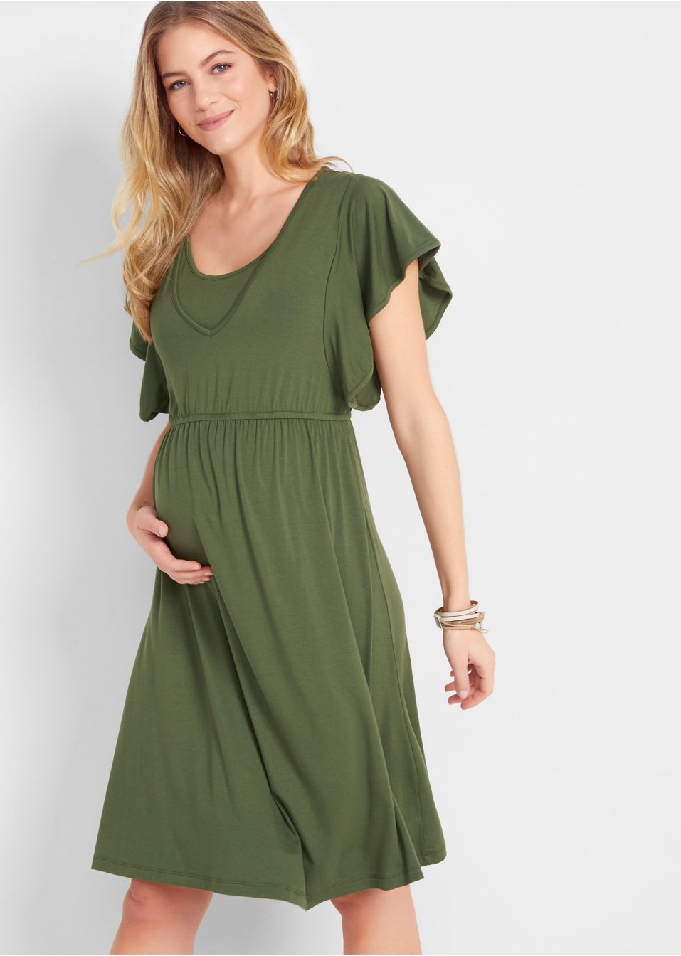 Robe de grossesse avec fonction allaitement en viscose