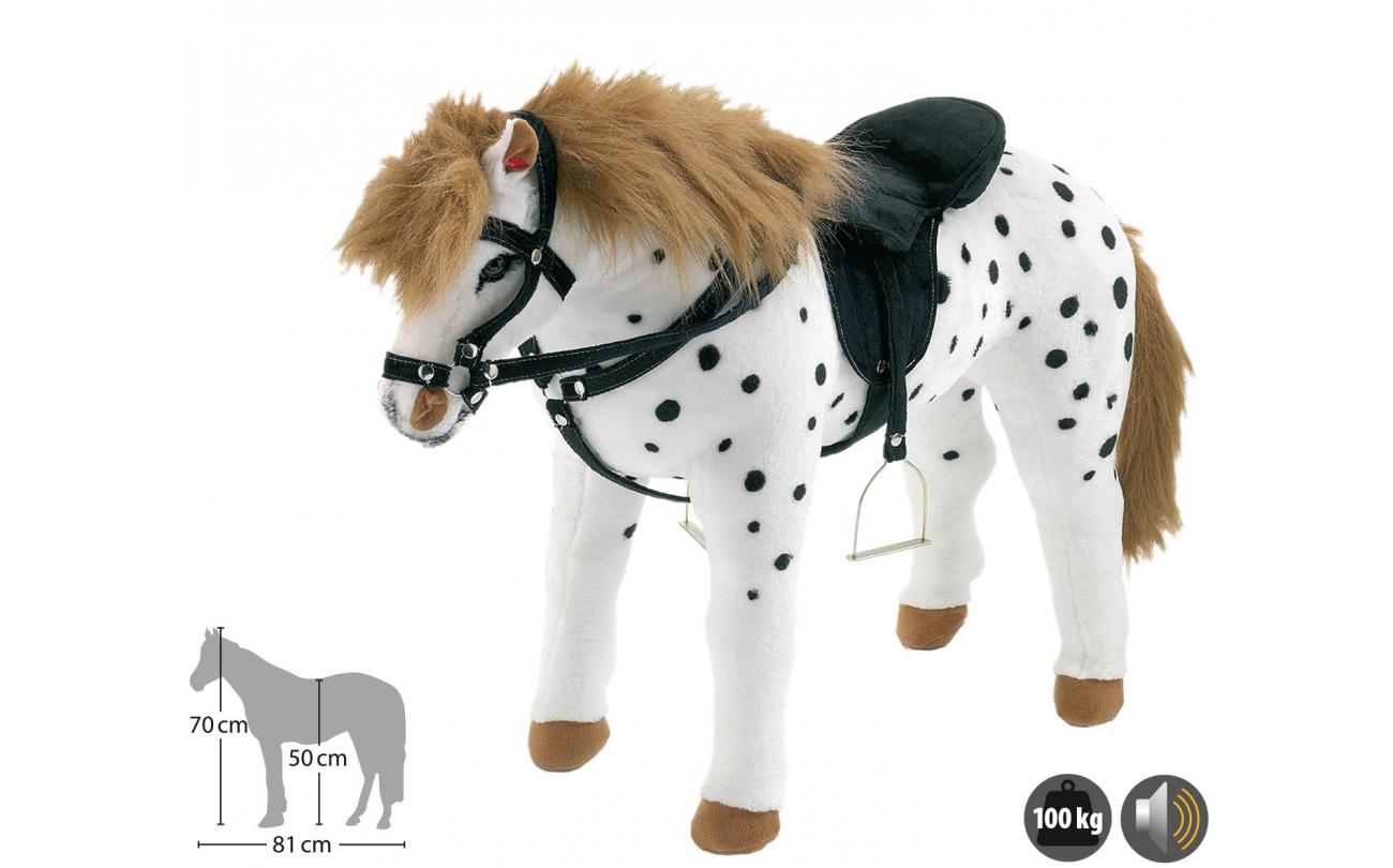 Zitpaard schimmel met zadel en geluid