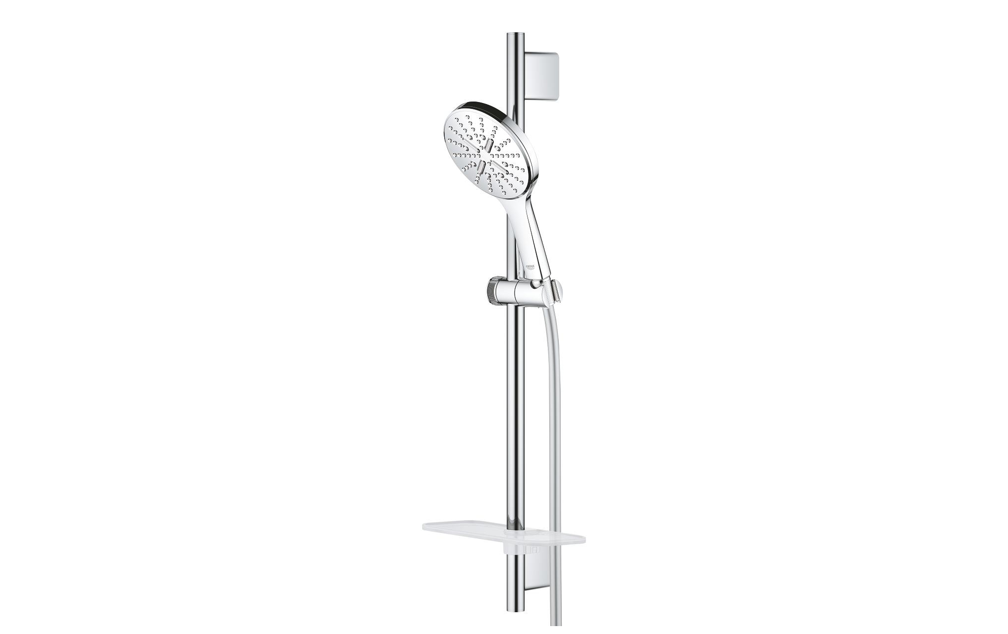 Duschbrausen-Set Rainshower SmartActive 130 Chrom<br>Duschstangen-Set