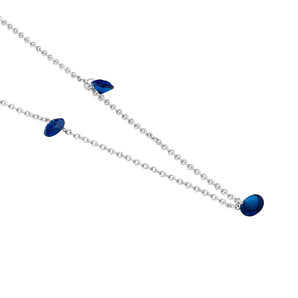 Collier Lidiwine Argent Blanc Oxyde